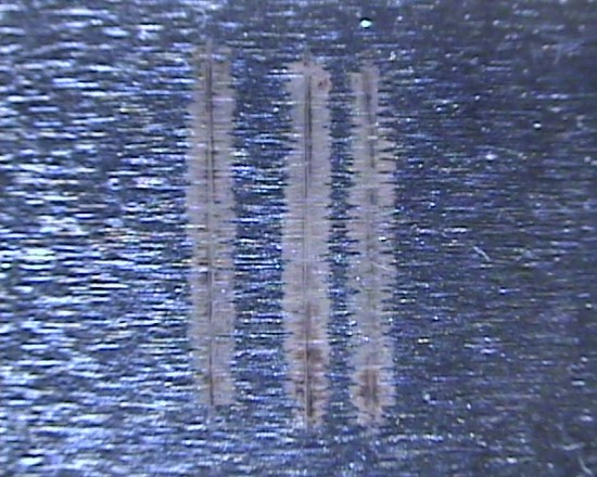 wear resistance tracks ASTM G133 test results